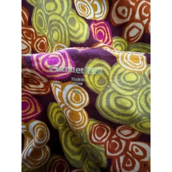 Garnet‎ Hill Womens Printed Surplice V-Neck Short Sleeve Fit & Flare Dress XS - Picture 8 of 9